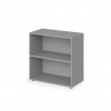 Skriňa otvorená nízka 1 polica Lenza Wels, 79,8x80x40,4cm, sivá