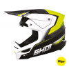 SHOT RACE TRACER Mips fluo žltá lakovaná MX prilba
