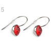 Stoklasa Náušnice ESSW01 Tribal - Chirurgická Ocel se Swarovski Krystalem - 5 hyacinth