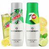 SODASTREAM 7Up + Mountain Dew Diet sada sirupov do saturátora 2 ks