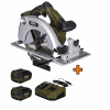 Aku kotoučová pila CPK 65 SET 20 V/2x4,0 BRUSHLESS Narex CAMOUFLAGE 65405724019
