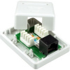 OEM Zásuvka UTP 1x RJ45 Cat5E, dvojitá svorkovnica, sadrokartón LXO-11-O LYNX CS
