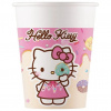Procos Papierové poháre Hello Kitty & Kuromi 200 ml 8 ks