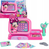 Minnie Mouse - detská moderná fiškálna pokladňa s peniazmi (Ružová pokladňa pre predavačku v tvare Minnie Mouse)