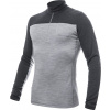 Pánské merino triko SENSOR Bold šedé Velikost: XXL, Barva: šedá