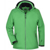 James&Nicholson Dámska zimná bunda JN1053 Green M