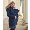 Jožánek Softshellová bunda na nosenie detí Pavla + TEHOTENSKÁ VSADKA, tmavo modrá S/M