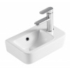 OLSEN SPA - Umývadielko PICCOLO 37,5 × 24,5 × 13,5 cm - Spôsob vykonania - Pravé OLKLT10100R
