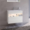 KEUCO Stageline závesná skrinka pod umývadlo, 1 zásuvka + 1 priehradka, s elektrinou, 800 x 490 x 625 mm, biela, 32862300110