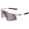 100% Speedcraft - Matte White - Hiper Silver Mirror Lens uni