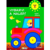 Vybarvi a nalep! Traktor