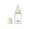 Bibs Antikoliková fľaša so silikónovým cumlíkom 150 ml Ivory