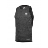 PitBull West Coast - Pánský Tank Top Performance SMALL LOGO tmavě šedý melír 3XL