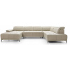 Wersal Sedačka v tvare U FOCUS XL P, pravá koža koža LE MANS 11 352 cm x 82-98 cm x 204 cm