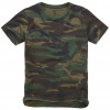 Tričko detské Brandit Kids T-Shirt - woodland,