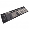 vidaXL Kuchynský koberec umývateľný Coffee čierny 60x180 cm zamat - Viacfarebný - 177650-111806