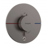 Hansgrohe ShowerSelect Comfort Termostatická batéria pod omietku, kefovaný čierny chróm 15562340-HG