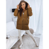 Hnedá oversize bunda na zimu, ty3245-M/38 M/38