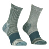 ORTOVOX Dámske ponožky ALPINE MID SOCKS ice waterfall - modré/šedé Veľkosť: 39-41
