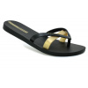 IPANEMA KIREI FEM 81805 AT156 black/gold, dámské žabky vel.41/42