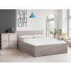 Textilomanie Posteľ SOFIA 90 x 200 cm, dub hľuzovka Rošt: Bez roštu, Matrac: Matrac DELUXE 10 cm