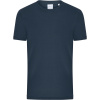 James & Nicholson Tričko JN 8040, bio, jemné žebrování, krátký rukáv, pánské COT02804000313-navy 3XL Navy