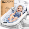 Skladacia silikónová vanička Avante s teplomerom a vložkou
