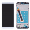LCD displej + dotyková plocha Huawei P Smart s rámom (biely)