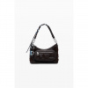 Dámská kabelka DESIGUAL 25WAXPB9 6009 BAG STENCIL FLOWER MEDELLIN MINI CHOCO 6009 BROWN velikost U