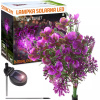 Interlook FLD-16-PURPLE | Solárne záhradné svietidlo LED Orchid bouquet | 60 cm, 600 mAh