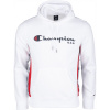Champion HOODED SWEATSHIRT biela,červená,čierna Pánska mikina M