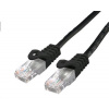 Kabel C-TECH patchcord Cat6, UTP, černý, 0,5m CB-PP6-05BK C-Tech
