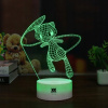Nočná lampa 3D Pokémon Mew Pokemon GO (Nočná lampa 3D Pokémon Mew Pokemon GO)