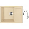 Set Sinks AMANDA 650 Sahara + batéria Sinks MIX 35 P chróm