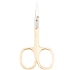 Titania Solingen nožnice záderové zahnuté pozlátené
