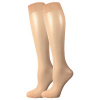 LADYB NYLON KNEE-SOCKS 20 DEN / Dámske podkolienky, nesťahujúce lem, 5 párov - camel Univerzálny