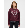 Oversize mikina s logom Gap Athletic Červená M Červená Červená