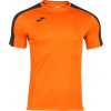 Pánske športové tričko Joma, ACADEMY T-SHIRT M/C oranžová,čierna L