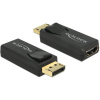 Delock 65571 DisplayPort / HDMI adaptér [1x zástrčka DisplayPort - 1x HDMI zásuvka] čierna; 65571
