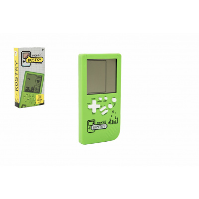 Teddies Digitálna hra Padajúce kocky hlavolam plast 14x7cm na batérie so zvukom v krabičke 7,5x14,5x2,5cm