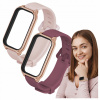 Sada: 2x remienok pre Xiaomi Smart Mi Band 9 Active smartwatch náramok s rámčekom