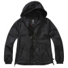 Brandit Dámska letná vetrovka frontzip black - 5XL