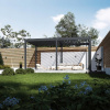 Rojaplast Bioklimatická pergola Intro Neo 5,3 x 3 m - voľne stojaca