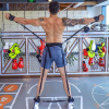 Športová páska pre fitness nohy pre nohy cvičenie (Brucho rukoväť na lavicu na lavicu)