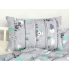 Dreamy Linens Obliečky bavlnené šedé Medvedíky a kamaráti - do postieľky