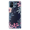 Odolné silikónové puzdro iSaprio - Leaves and Flowers - OnePlus Nord N10 5G
