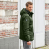 Nepremokavá parka s kapucňou s fleecom khaki 070 Blancheporte