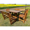 Max Meble Zahradní set PHILOS komplet Palisandr 200 cm