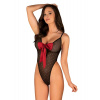 Elegantné body Tienesy teddy - Obsessive L/XL černá