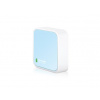 TP-LINK TL-WR802N N300 Nano Pocket Wi-Fi Router, 300Mbps at 2.4GHz, 2 internal antennas, 1 Ethernet Port